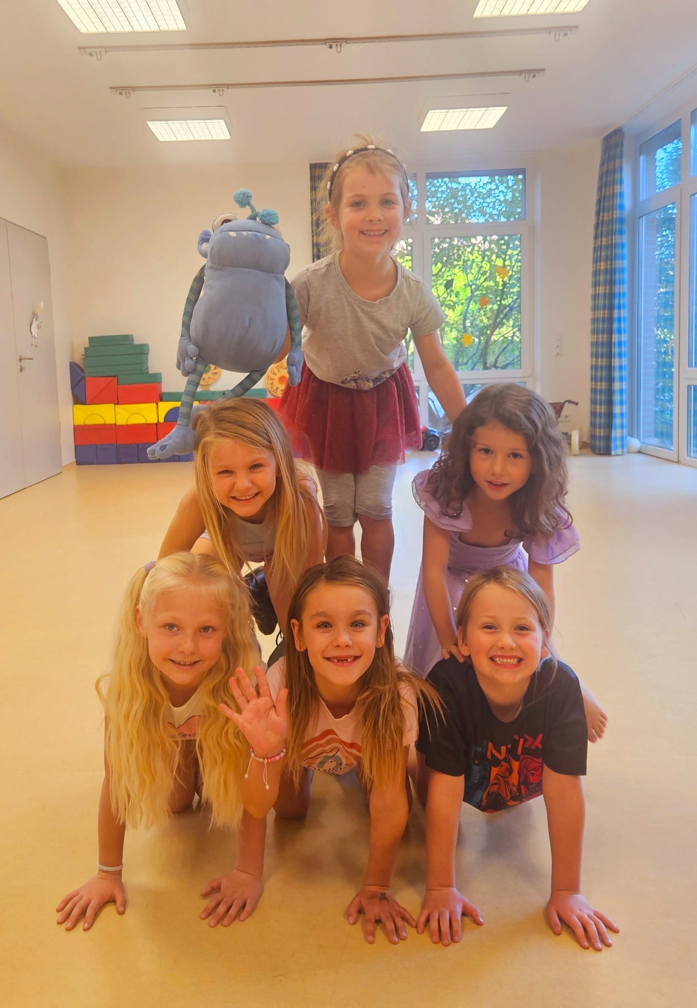 Team Rhythmuslibellen beim Trainieren